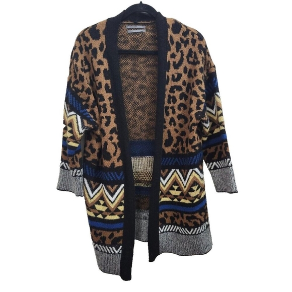 Anthropologie Marseille Leopard Cardigan Size XS - Picture 2 of 13